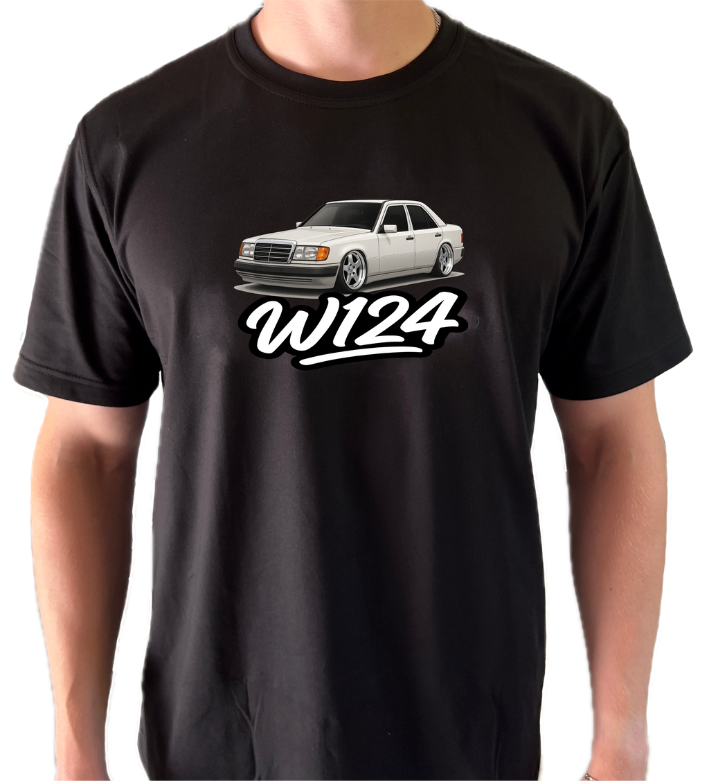 Mercedes W124 T-Shirt - Essential Collection W210Aesthetics