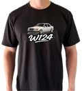 Mercedes W124 T-Shirt - Essential Collection W210Aesthetics