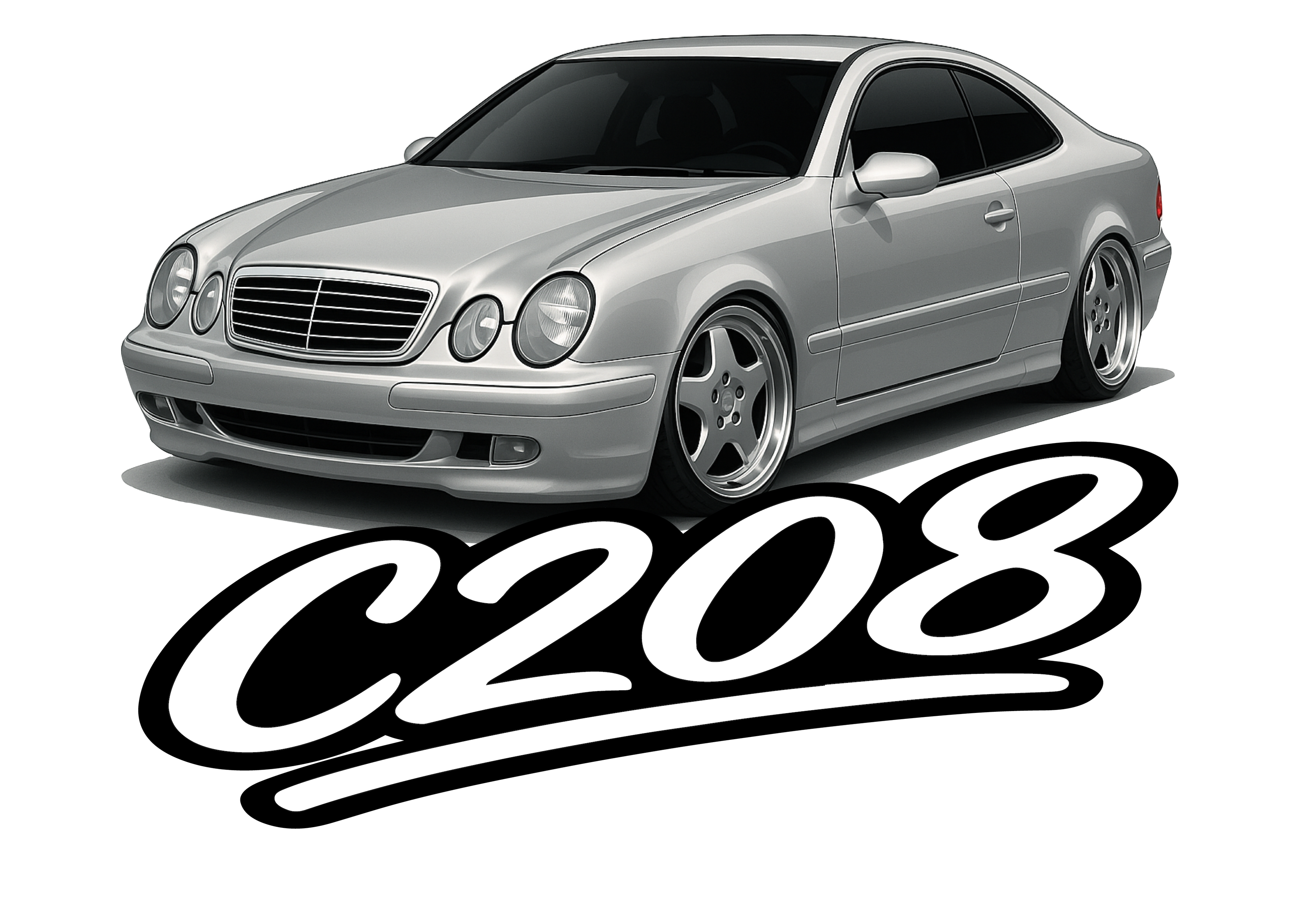 Mercedes CLK W208 / C208 T-Shirt W210Aesthetics