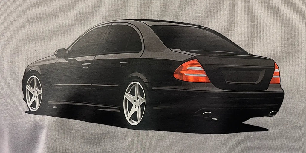 W211 T-Shirt "Zwo Elfer" Mercedes E-Klasse Fan Shirt